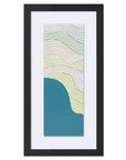 Mountain Waves Framed Wall Art