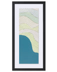 Mountain Waves Framed Wall Art