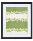 Brush Dyed Melon Framed Wall Art