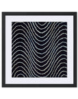 Shibori Vert Ramp Framed Wall Art