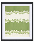Brush Dyed Melon Framed Wall Art