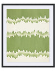 Brush Dyed Melon Framed Wall Art