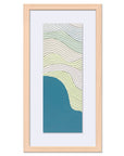 Mountain Waves Framed Wall Art