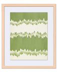 Brush Dyed Melon Framed Wall Art