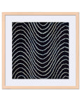 Shibori Vert Ramp Framed Wall Art