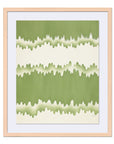 Brush Dyed Melon Framed Wall Art