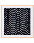 Shibori Vert Ramp Framed Wall Art