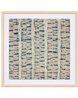 Shibori Okapi Framed Wall Art