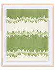 Brush Dyed Melon Framed Wall Art