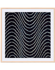 Shibori Vert Ramp Framed Wall Art