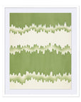 Brush Dyed Melon Framed Wall Art
