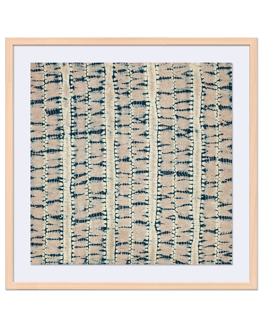 Shibori Okapi Framed Wall Art – Textile Hive